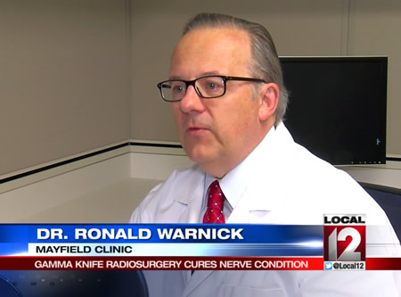 Dr Warnick discusses gamma knife on WKRC Local 12